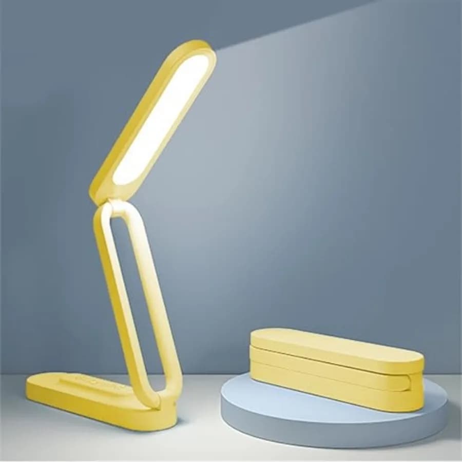 LED Desk Lamp for Office Home and Battery Operated Lamp Rechargeable Lamp Foldable and Portable Light, LED Desk Light Strip, 3
