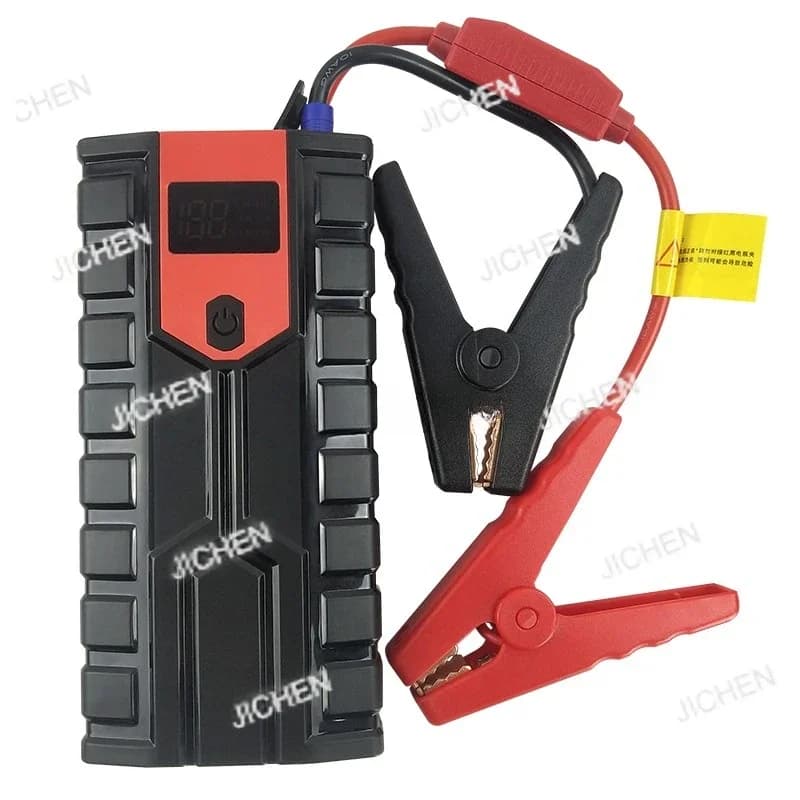 ZQA 12V 8000mAh Avviatore di emergenza per auto con compressore d'aria Display intelligente Mobile Power Bank Pack Avvio di emergenza portatile