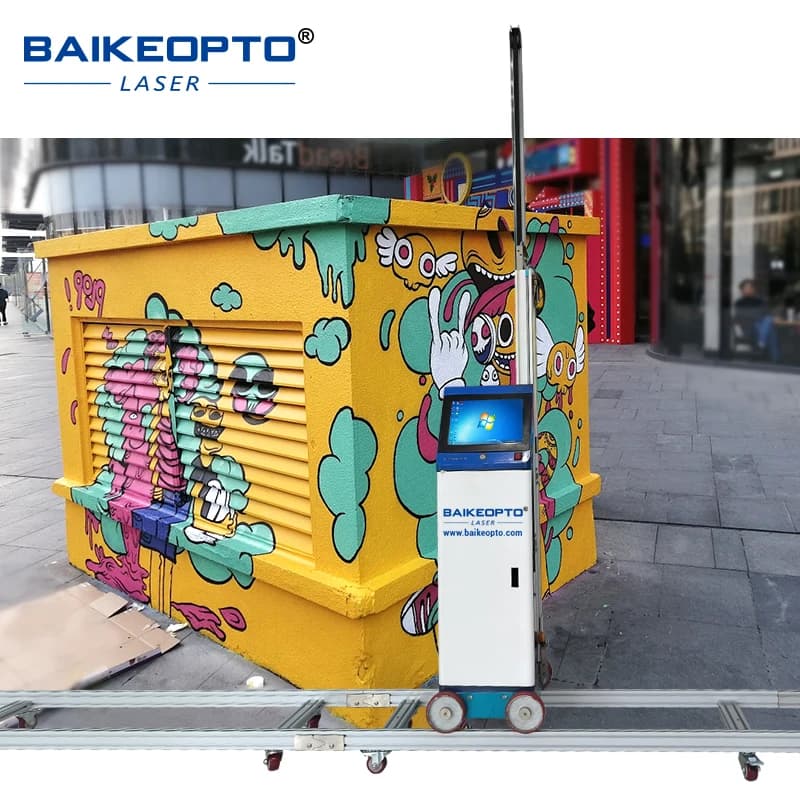 Stampante 3D UV da Parete BK-H64X con Altezza di Stampa di 30mm per Pareti Irregolari/Muro in Mattoni, Stampa Diretta, Industriale e Portatile