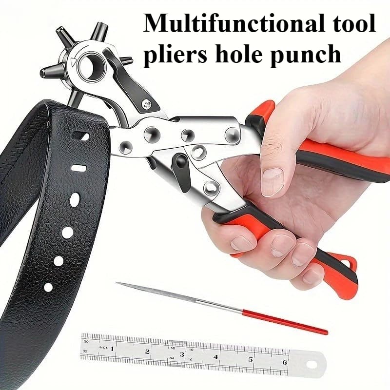 1 pz punching pz for home use belt punching machine for wristband for wristband universal perforation leather bag sewing tool
