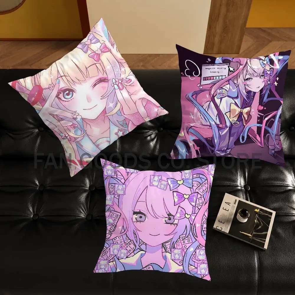 N-Needy Streamer O-Overload KAngel Cuscino in latta per camera da letto, caffetteria, soggiorno, divano, fodera decorativa per cuscino