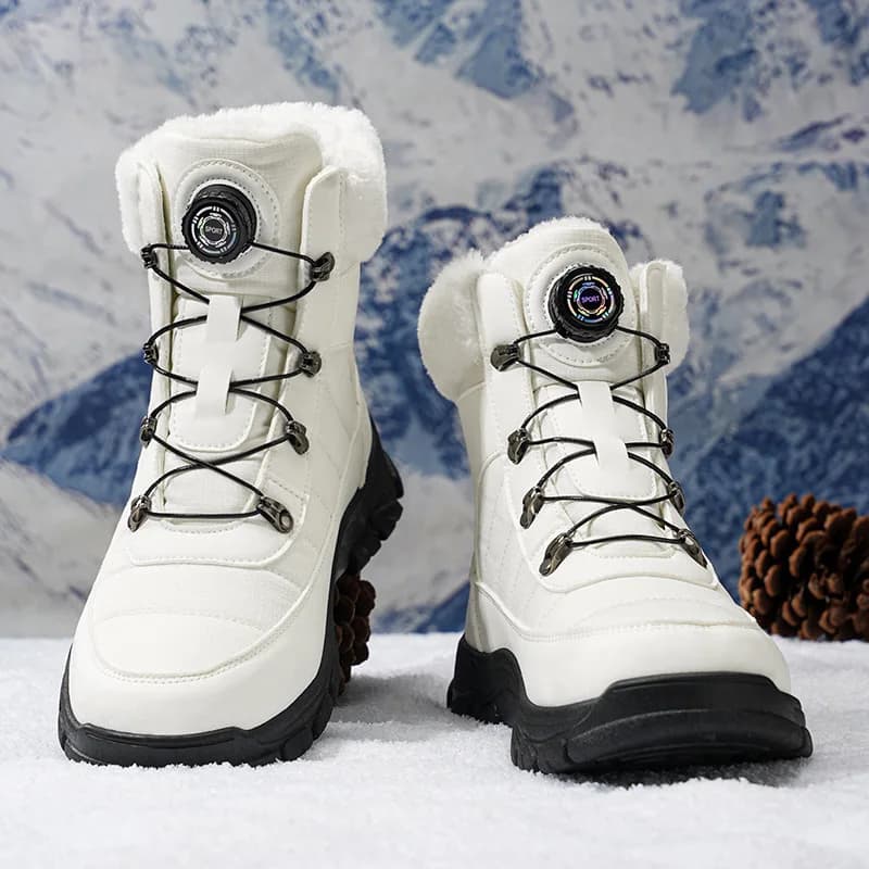 Winter Men's Shoes Thicken Velvet Warm Snow Boots Mens High-top Cotton Shoes Winter Warm Men's Casual Sneakers Botas Para Hombre