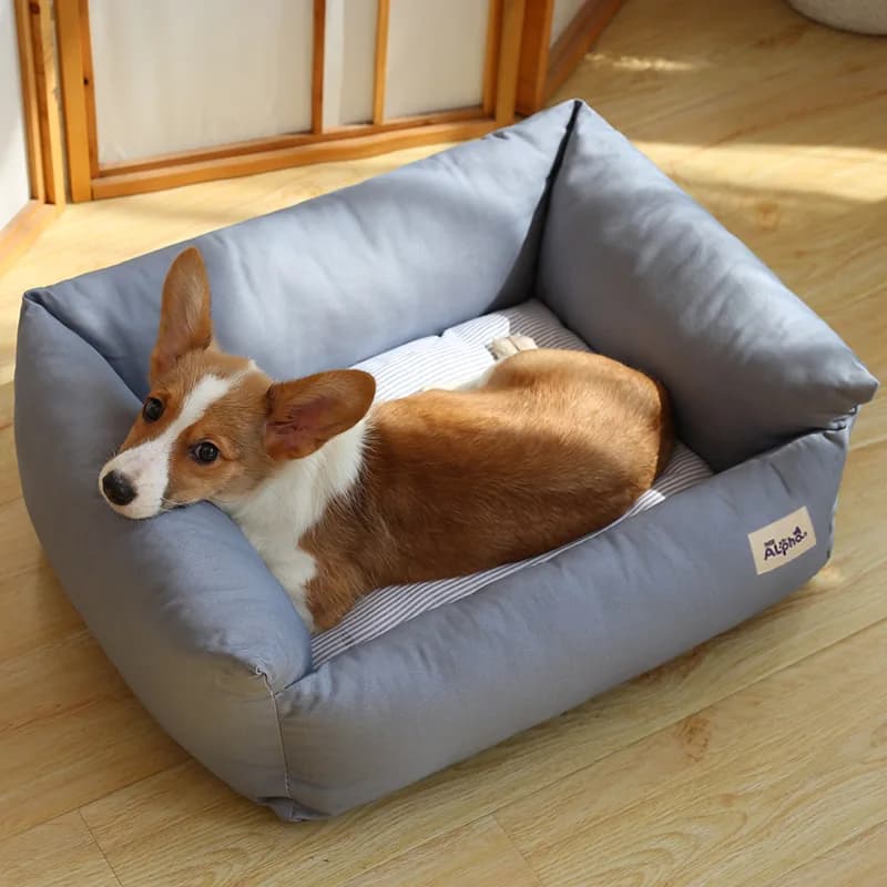 Four Seasons,Dog Bed House,Princess Cotton Pet Lounger,Small Medium Dogs Cats Mat Cushion,Removable Washable Puppy Basket Kennel