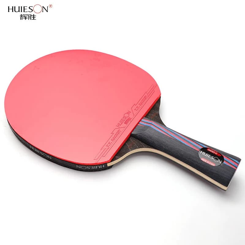 HUIESON Ping Pong Rack Carbon King 9.8 Ping Pong Rack Paddle Mazza competitive ping pong with carrying case