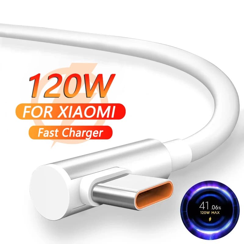 120W Original USB Turbo Fast Charging Cable For Xiaomi mi 15 14 13 12 11 6A 67W Type C Cable Redmi Note 10 9 8 7 Pro K70 Poco X6