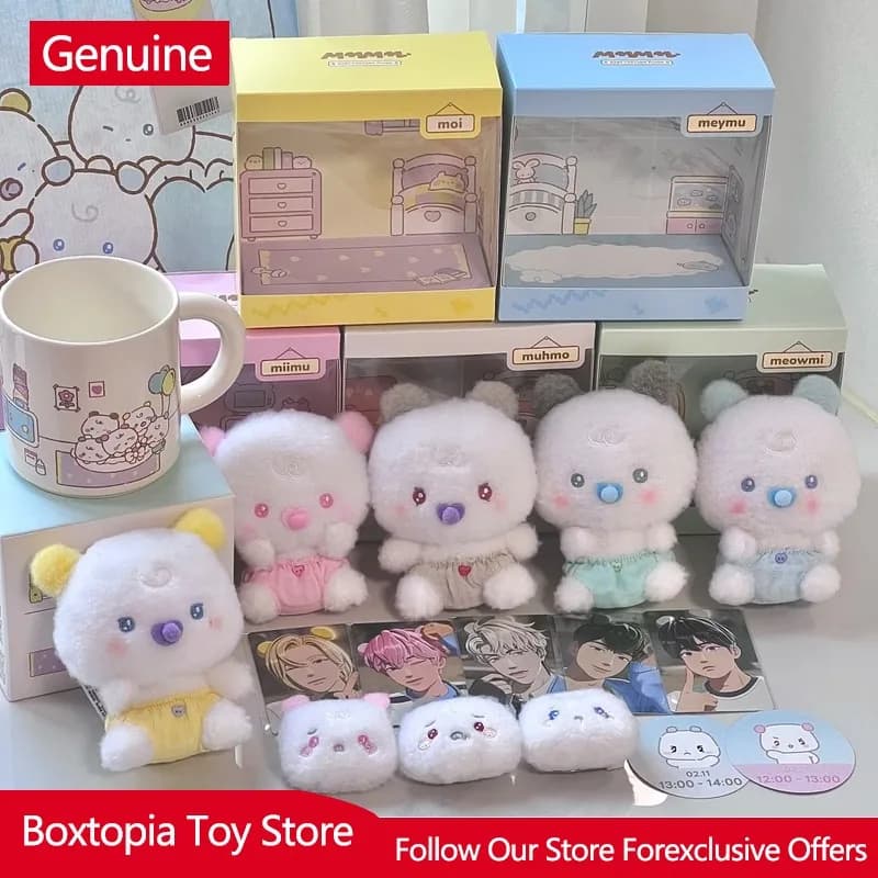 New Spot Genuine Meowmi Soft Plush Doll Authentic Plave Pop Up Event Cute Change Outfit Kpop Star For Kpop Fans