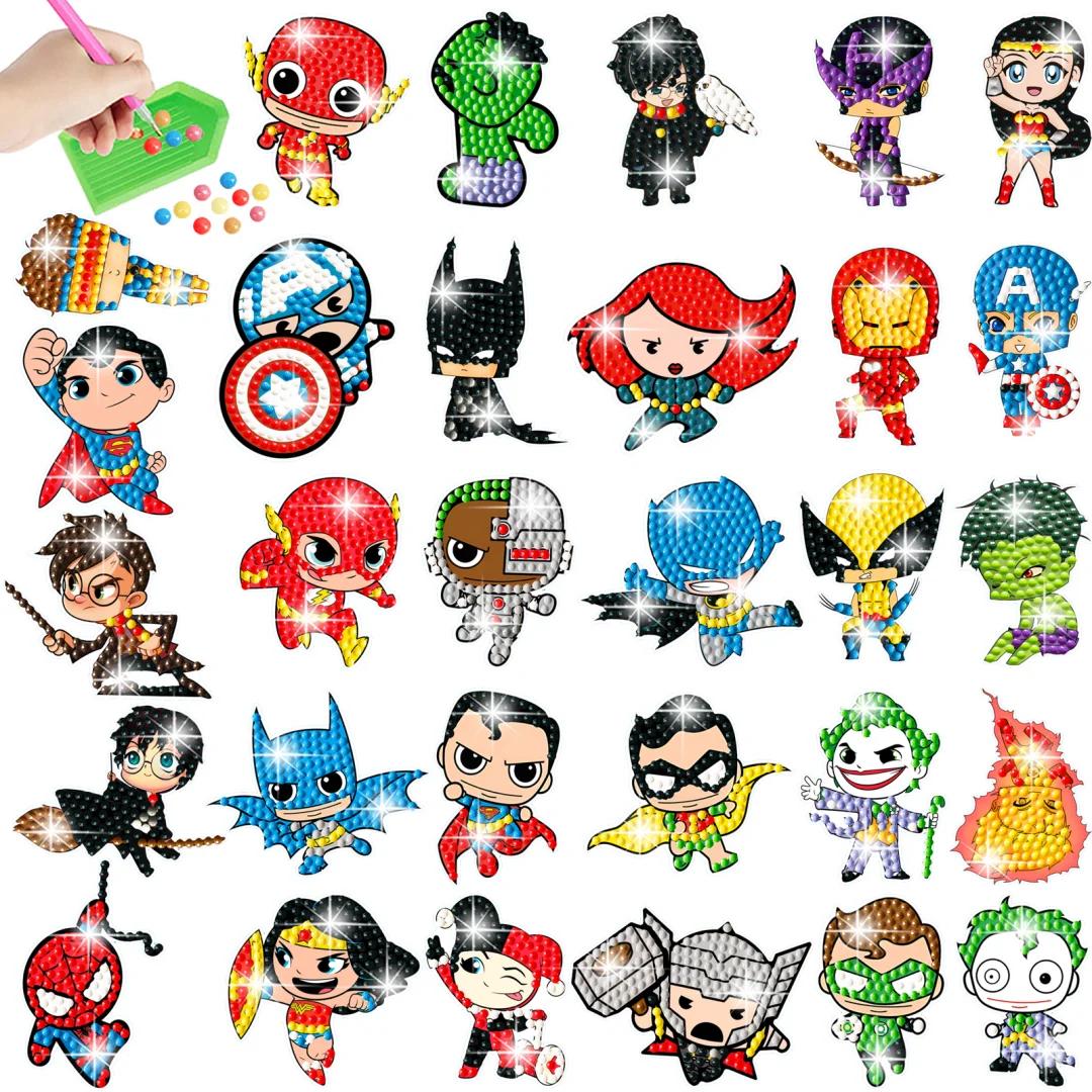 Diamond Painting DIY Cartoon Character Assemble Handicraft Hobby Point Drill Random Sticker Handmade Make Material kit