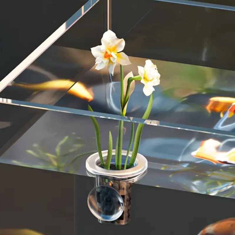 Hydroponic Planting Basket Aquarium Soilless Cultivation Of Vegetables Plastic Deepened Planting Cup Root Fixation Device Home