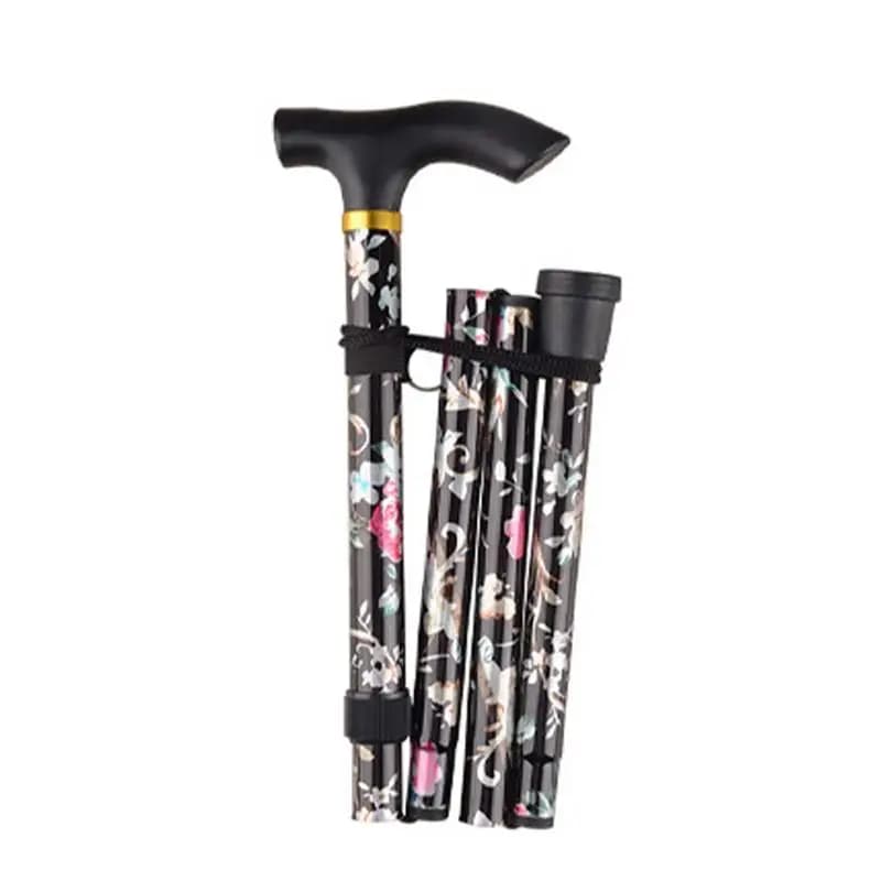 Trekking poles Aluminium alloy telescopic trekking poles 4 sections folding trekking poles Survival trekking equipment for trekking