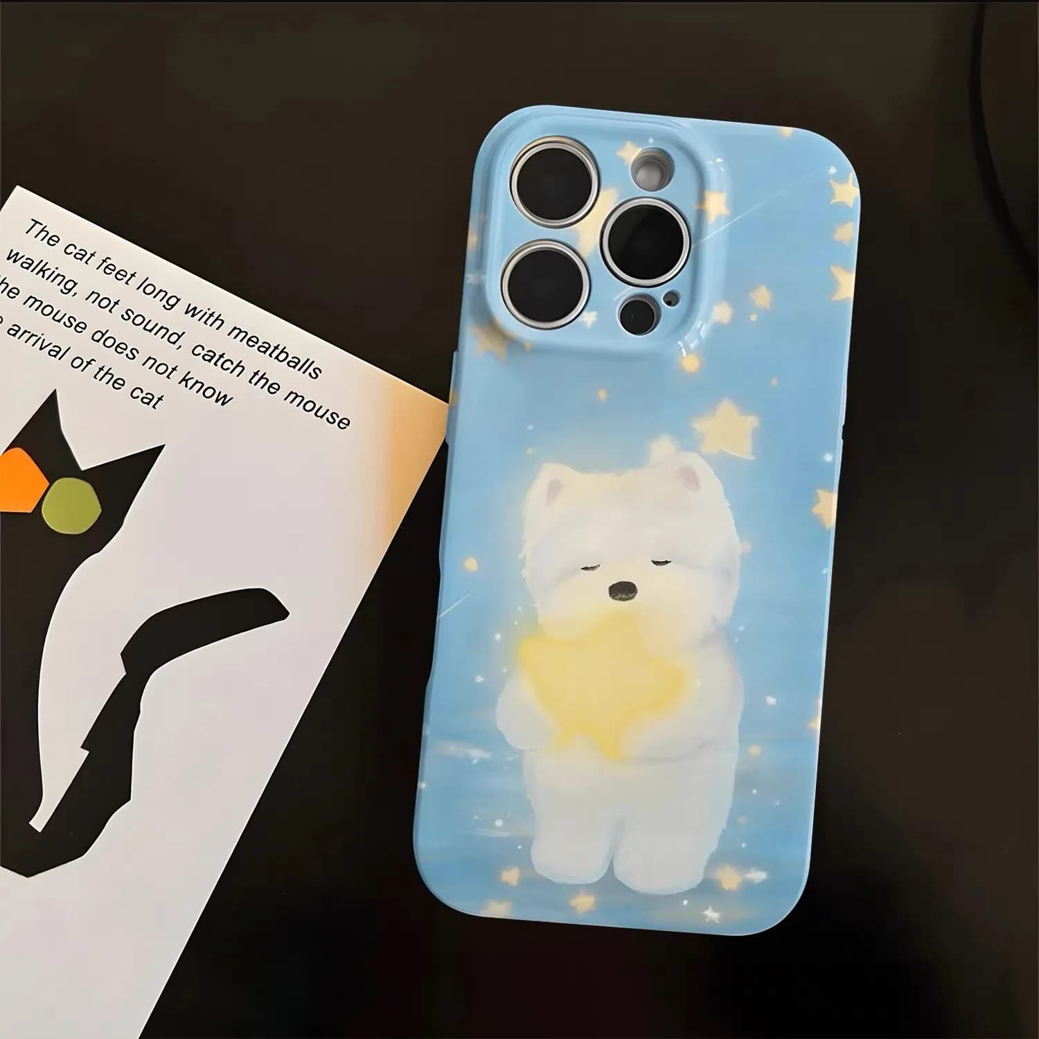 Custodia per telefono Blue Star-Hugging Bear per IPHONE 17 Air 16E 15 PROMAX 14 Plus 13 12 MINI 11PRO 16Plus XR XS MAX in acrilico