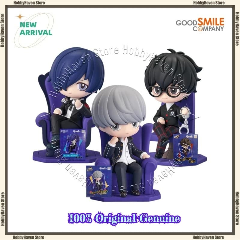 Disponibile - Good Smile Company Qset+ Persona3 Portable/P4 Golden/P5 Royal - Statuetta Originale in Metallo da Collezione - Regalo