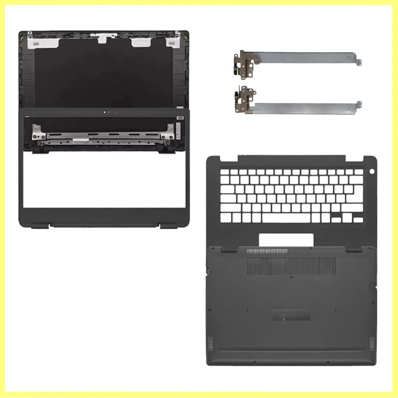 Per DELL Latitude 3400 E3400: Cover posteriore schermo LCD, Cornice anteriore, Poggiapolsi, Scocca inferiore, Cerniere 0H02YK 0NFPP9 Nero