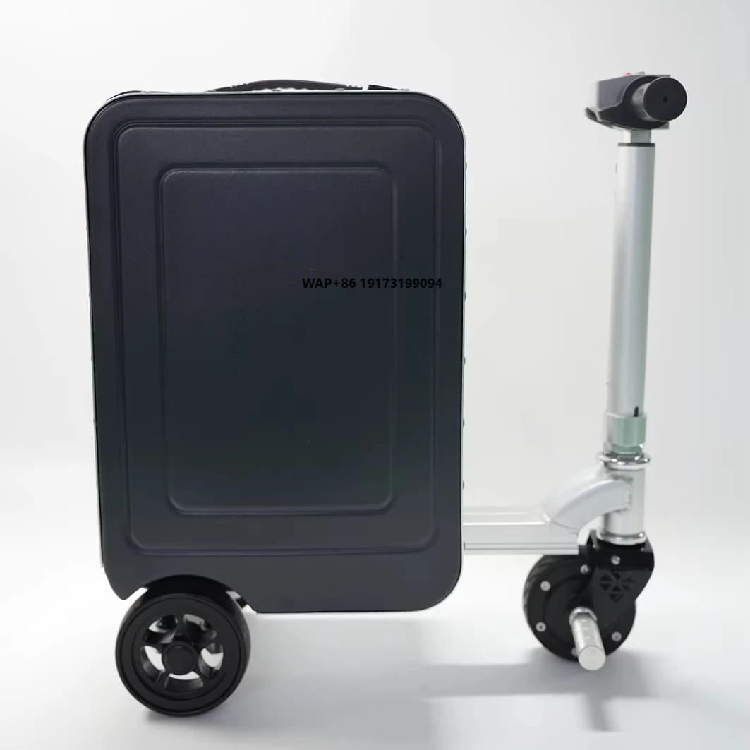 Valigia Aliotop Moderna Smart con Telaio in Alluminio da 20 Pollici, Leggera, Resistente, Antifurto, Impermeabile, con Controllo Bluetooth