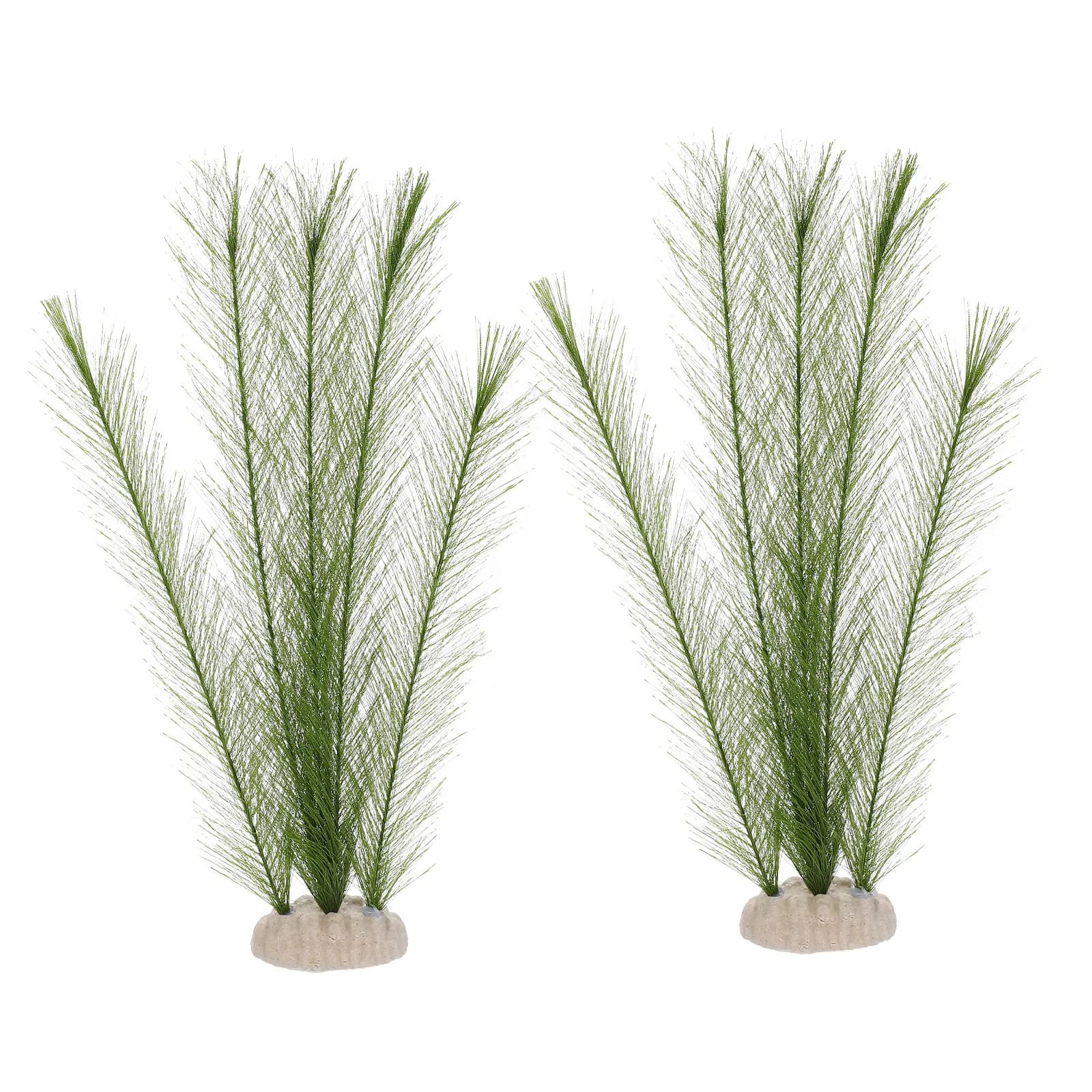 2 Pezzi Piante Finte Realistiche per Acquario, Decorazione Artificiale in Plastica per Vasca dei Pesci, Design Realistico, Nascondiglio per Pesci, Stabile e Facile da Usare