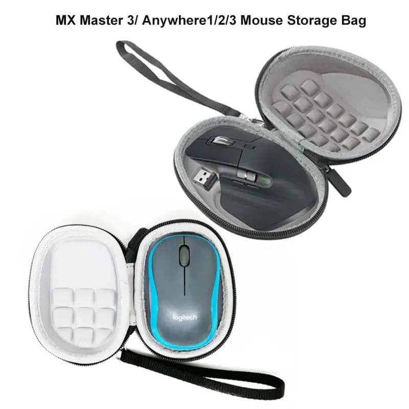 Compatibile con MX Master 3/G700S Anywhere1/2/3 Mouse da gioco Borsa di stoccaggio portatile Accessori per scatole di protezione impermeabili antiurto