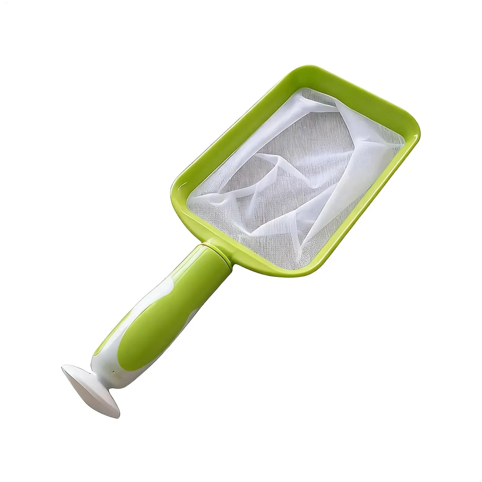 Rete per Pulizia Piscina a Maglia Fine, Raccoglitore a Rete con Manico Staccabile per Vasca Idromassaggio, Acquario, Giardino, Patio