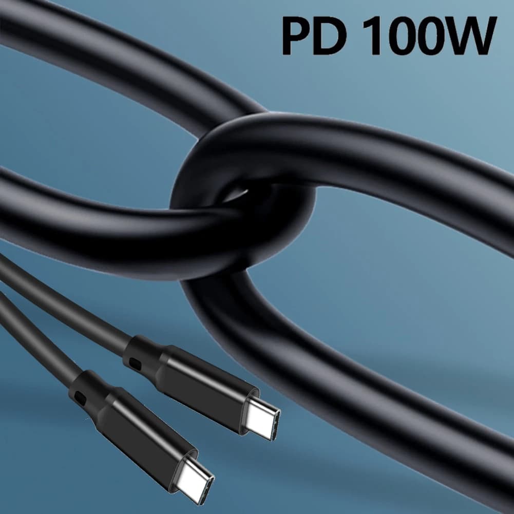 Cavo E-Marker 5A PD 100W Tipo C PD3.0 USB-C PD Cavo di ricarica rapido per MacBook Samsung Xiaomi Tipo-C Cavo USB C 3m