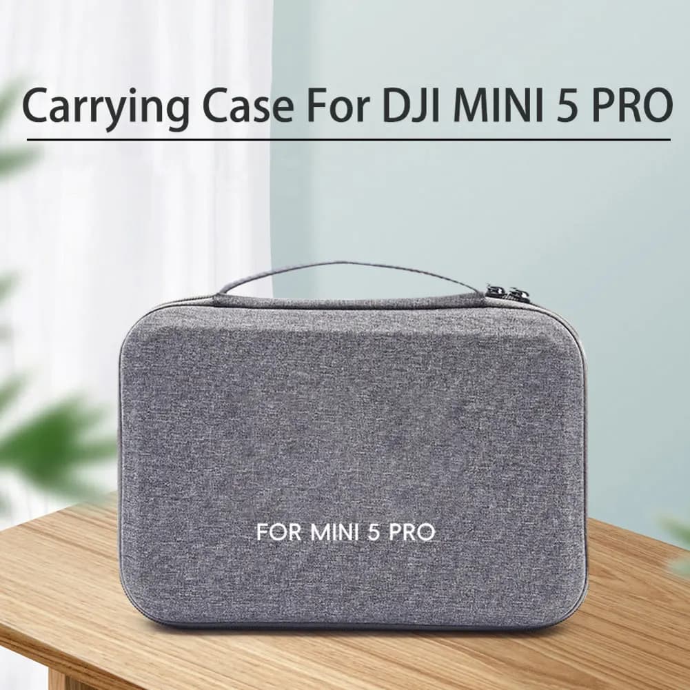 1pc Drums Nylon Immagazzinaggio In nylon portatile Impermeabile Absorbmento Degli Urti Borsa Con Guscio Duro Per DJI Mini5 Pro Droni Accessori