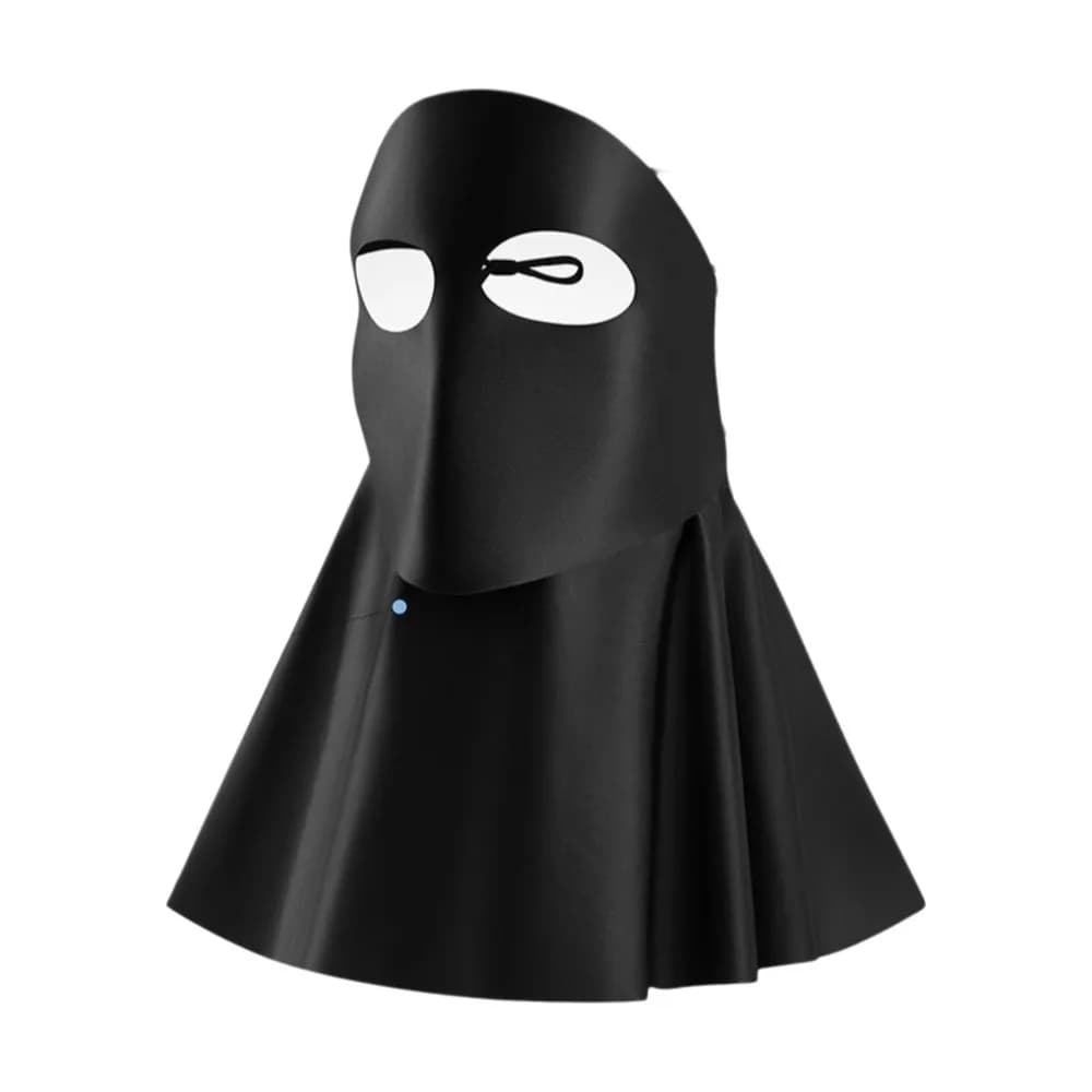 Maschera Solare alla Moda in Seta Ghiaccio per Protezione Viso e Collo, Tinta Unita, Protezione Angoli Occhi, in Poliestere, per Ciclismo