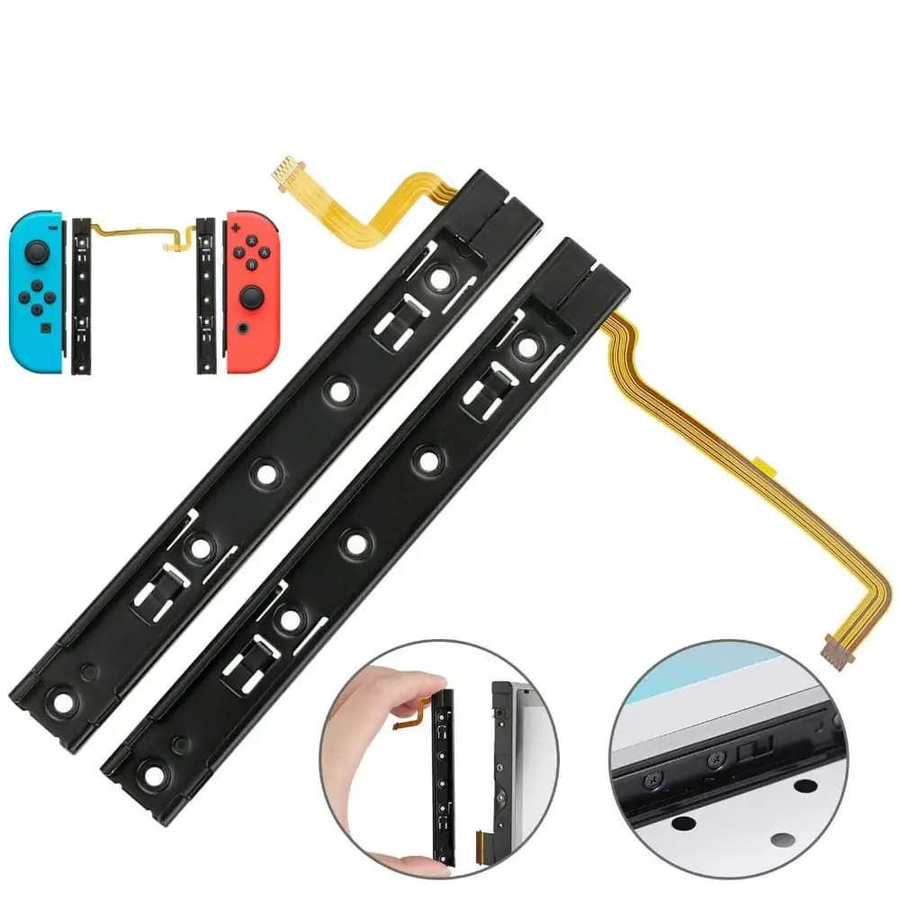Per Nintendo Switch Joy-Con Cavo flessibile per set di cursori per binario di ricambio sinistro + destro