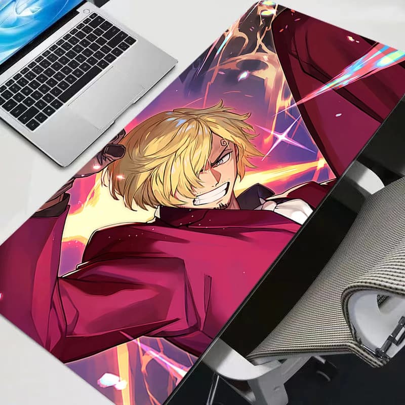 900*400 large mouse mat, One-piece desk mat, PC gaming accessories, XXL mouse mat, laptop-resistant anime keyboard mat