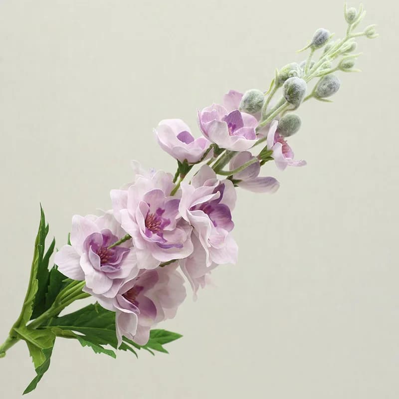 5Pc Moisturizing Real Touch Delphinium Artificial Flowers Decoration Wedding Party Floral Luxuy Home Decor Fake Flowers Hyacinth