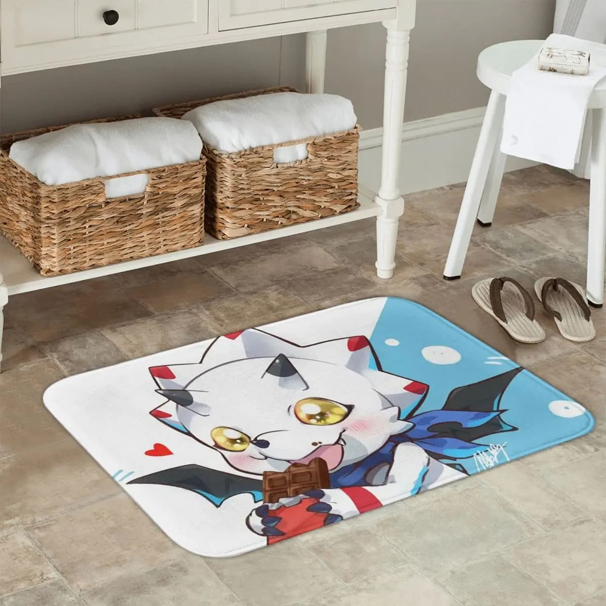 Gammamon D-Digimons-S Non-slip Doormat Floor Mat Durable Carpet Rug for Kitchen Entrance Home Balcony Footpad Mats