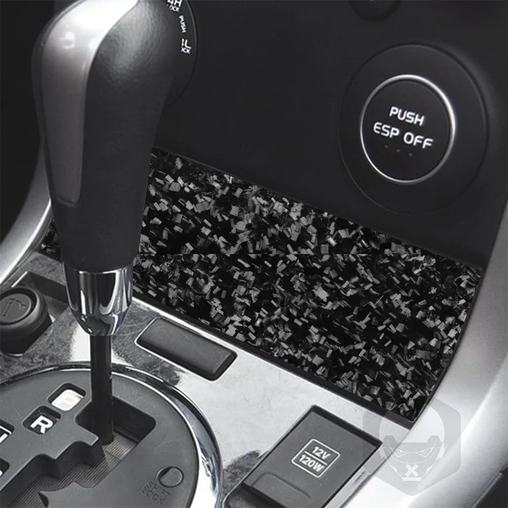 For Suzuki Grand Vitara 2006-2013 Forged Carbon Fiber Central Console Storage Box Panel Cover Decoration Car Accessories Sticker