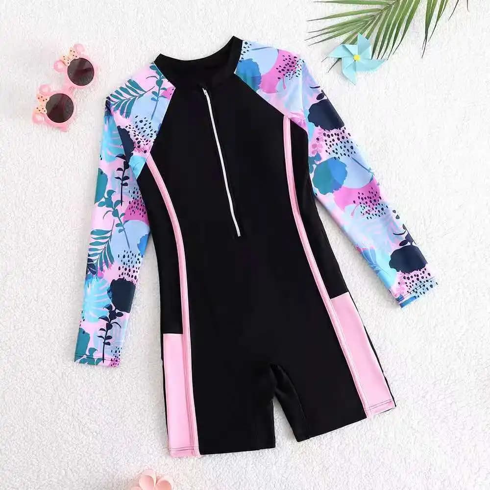Children's swimsuit, full sleeve costume, 7-12 years old, children's swimsuit, summer beach swimsuit, water sports swimsuit