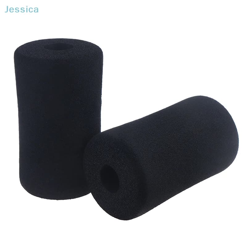 ♥ Large Foam Sleeve for Fitness Equipment Sit-up Board Roller Bearings for Fitness Foam for Foot 2 Pieces