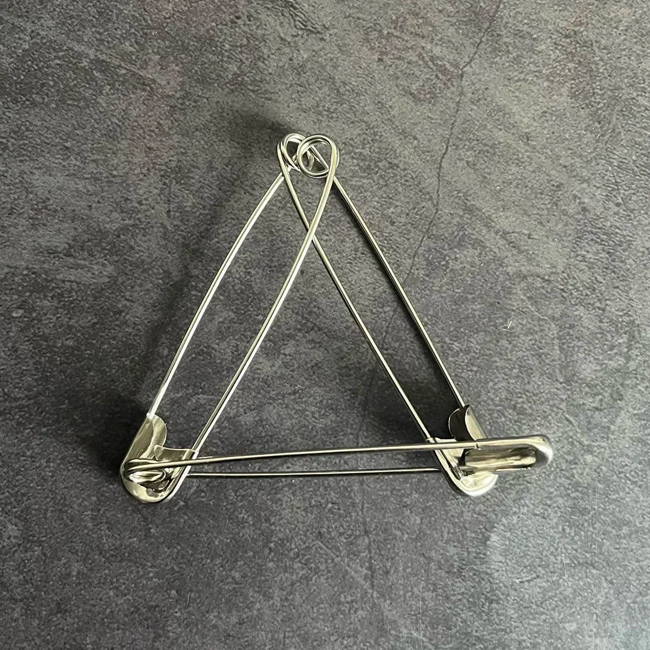 Clip di collegamento Trucchi magici Visivi Tre perni di collegamento Clip di penetrazione Magia Close-up Illusioni di strada Espedienti Oggetti di scena per il mentalismo