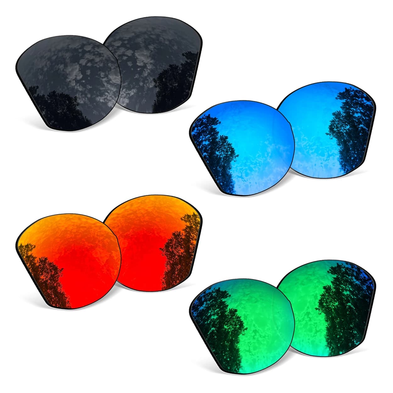 Upgrade Lenses for Oakley HSTN OO9242A 52mm Sunglasses Frame 100% UV Protection Multiple Color Options