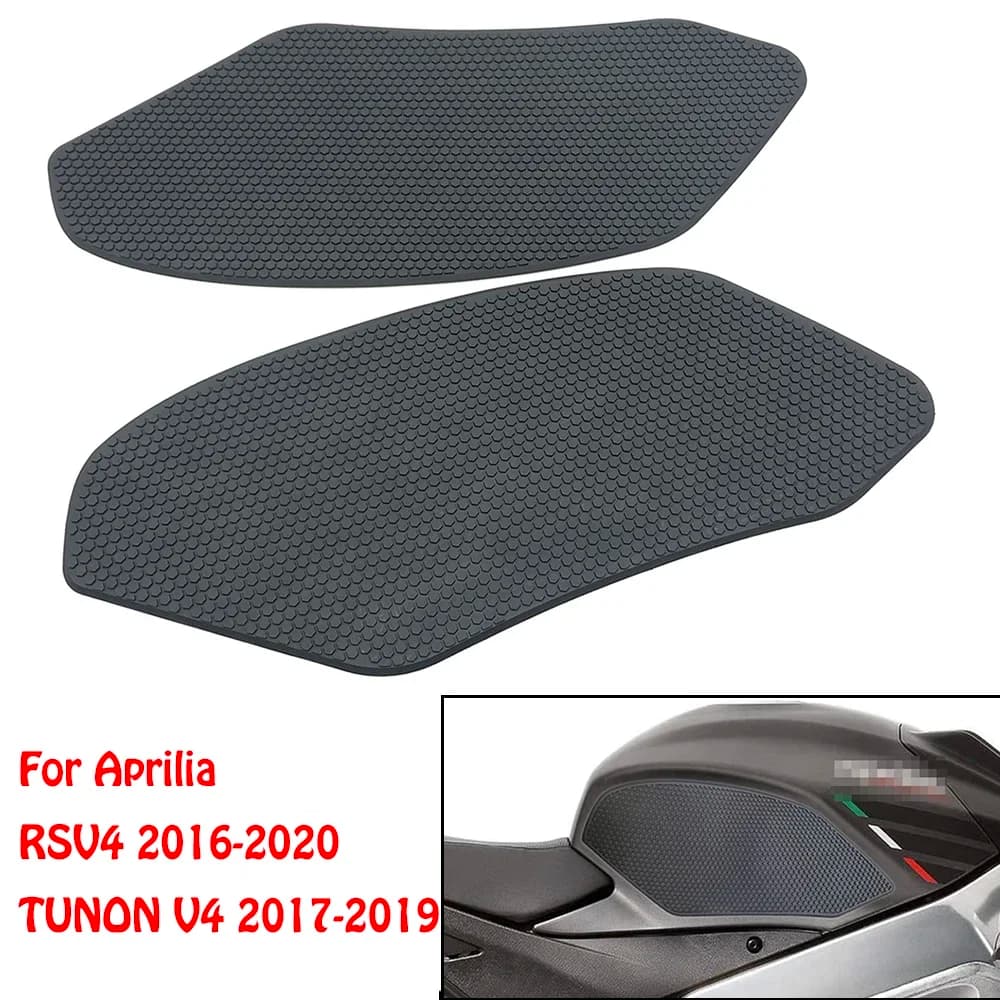 RSV4 Moto Anti Slip Adesivo Serbatoio Trazione Pad Lato Ginocchio Grip Protector Per Aprilia RSV 4 2016 2017 2018 2019 2020 Tuono v4