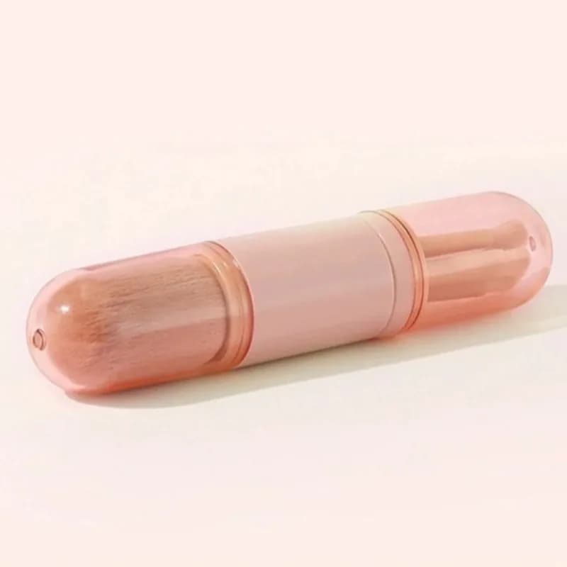 Travel Makeup Brushes Set: 4 in 1 Mini Cute Makeup Brush Retractable Foundation Blending Powder Eye Shadow Brush C698