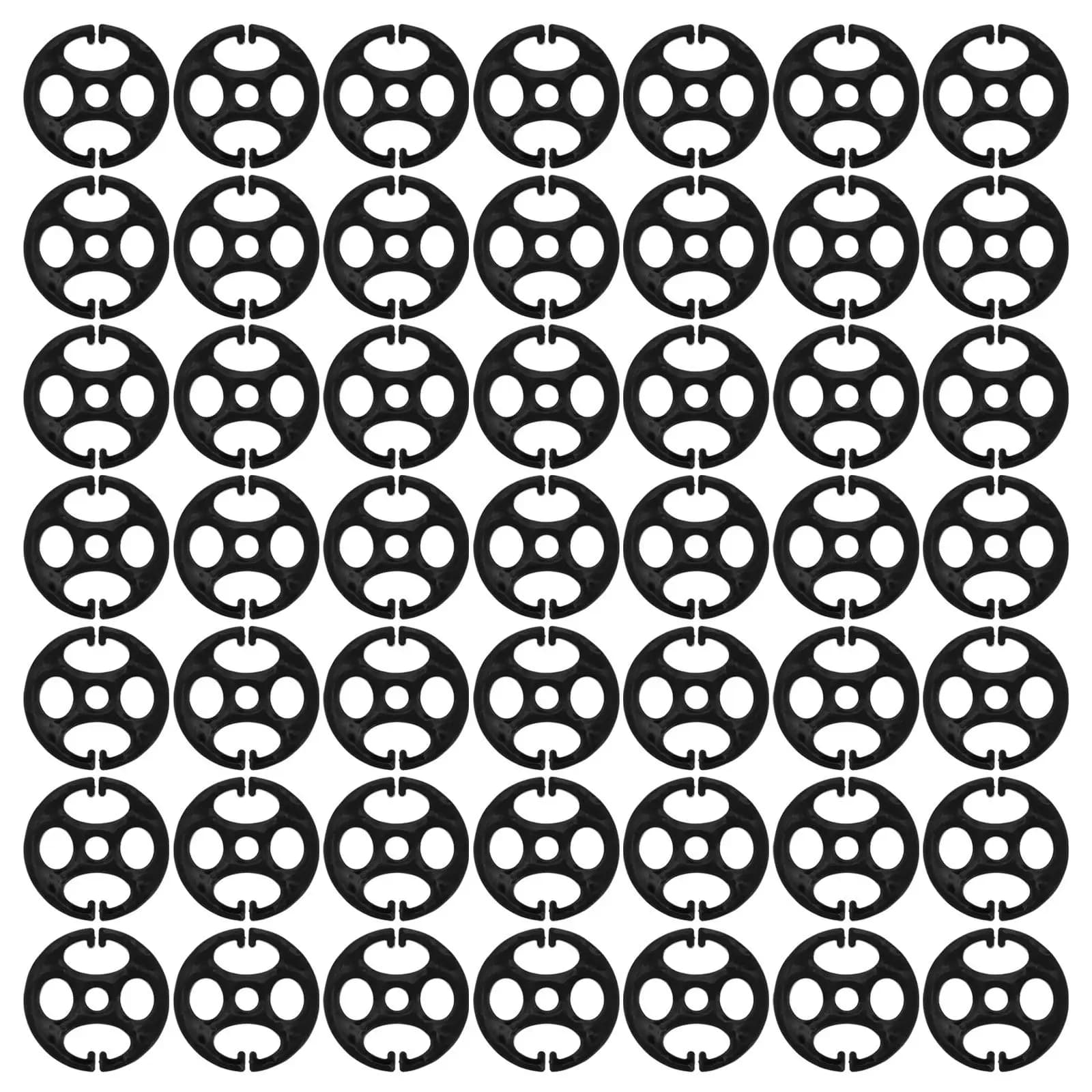 100Pcs ABS Seat Buckles Car Seat Adjustment Buckles Simple Installation Strong Stability for Vehicle Cushions Sofa Chairs Home