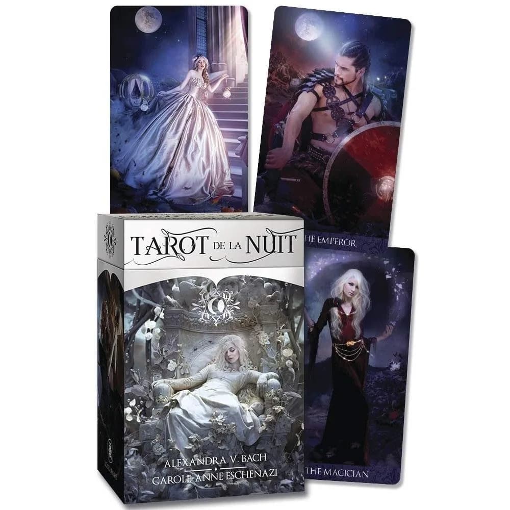 10.3*6 cm 78 Carte Mazzo Tarocchi De La Nuit Gioco da tavolo per feste in famiglia inglese completo Carte Oracle