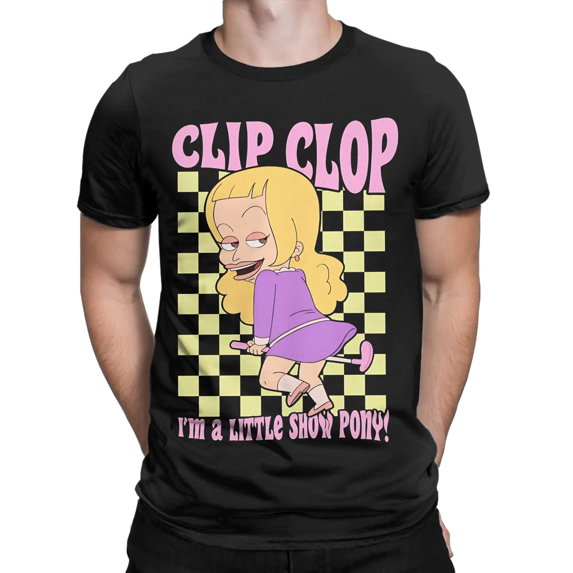 Bold Pop‑Culture Cartoon Classic Funny 100% Cotton T-Shirt Big Mouth Tees Tops For Men