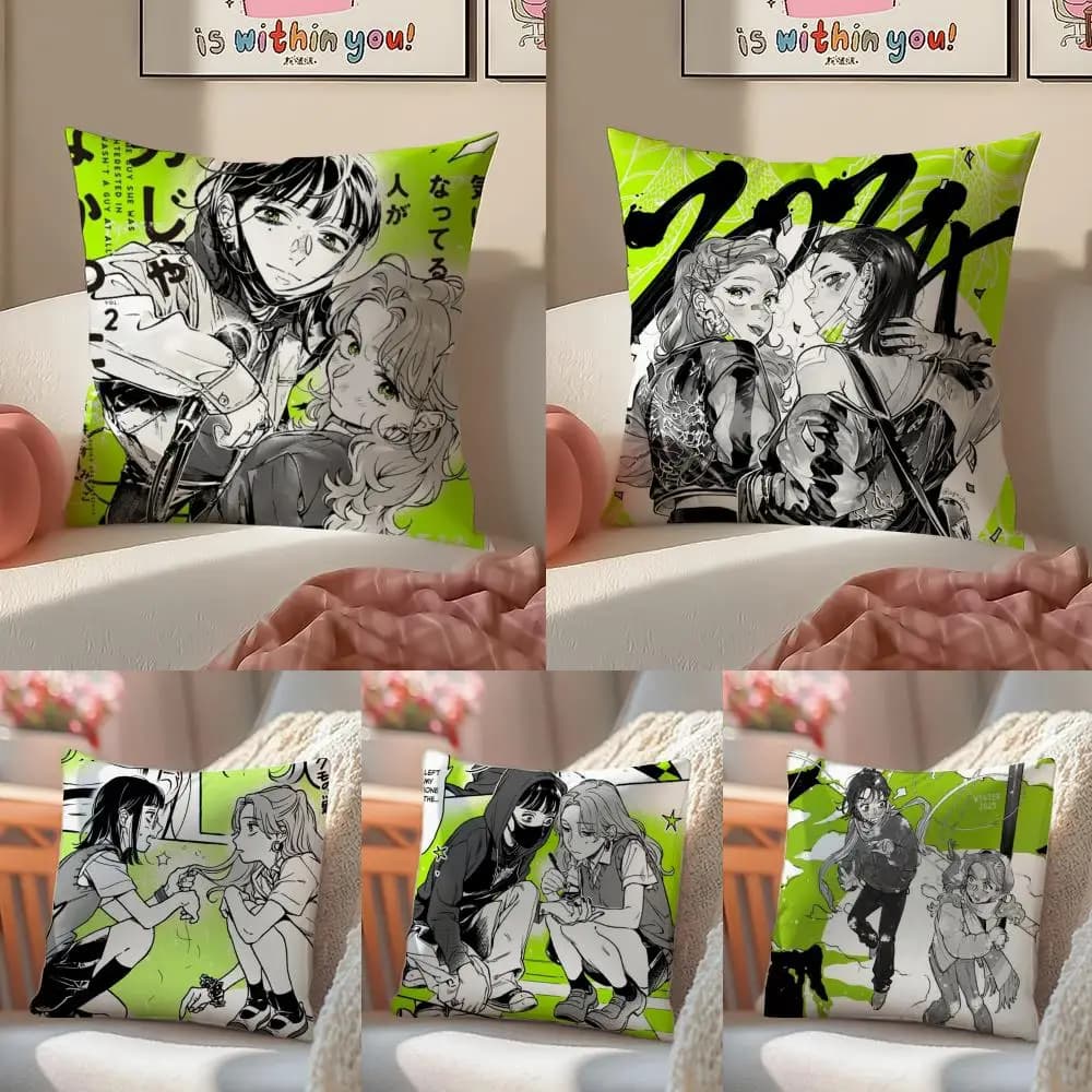 Aya Oosawa K-Koga Mitsuki Fodera per cuscino in lino, decorazione morbida per divano, casa, camera