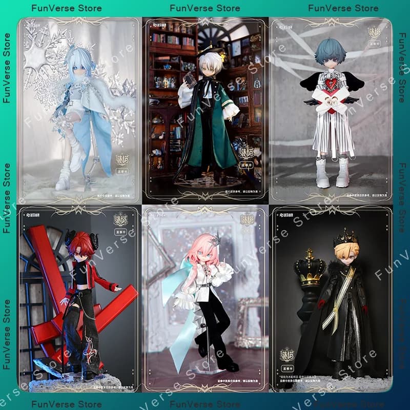 In Stock Mita Cat Box Series 1/8 Bjd Blind Box Articulated Action Figure Anime Authentic Toy Desktop Ornament For Collectors