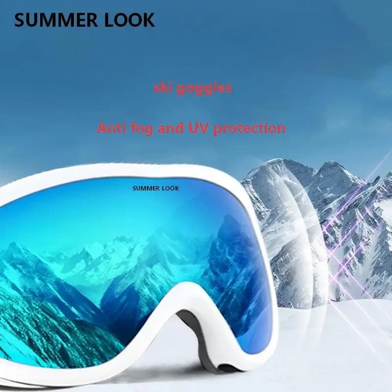 Double-Layer Anti-Fog Ski Goggles UV Resistant Card Resistant Men's And Women's Outdoor Nearsighted Glasses Top Selling