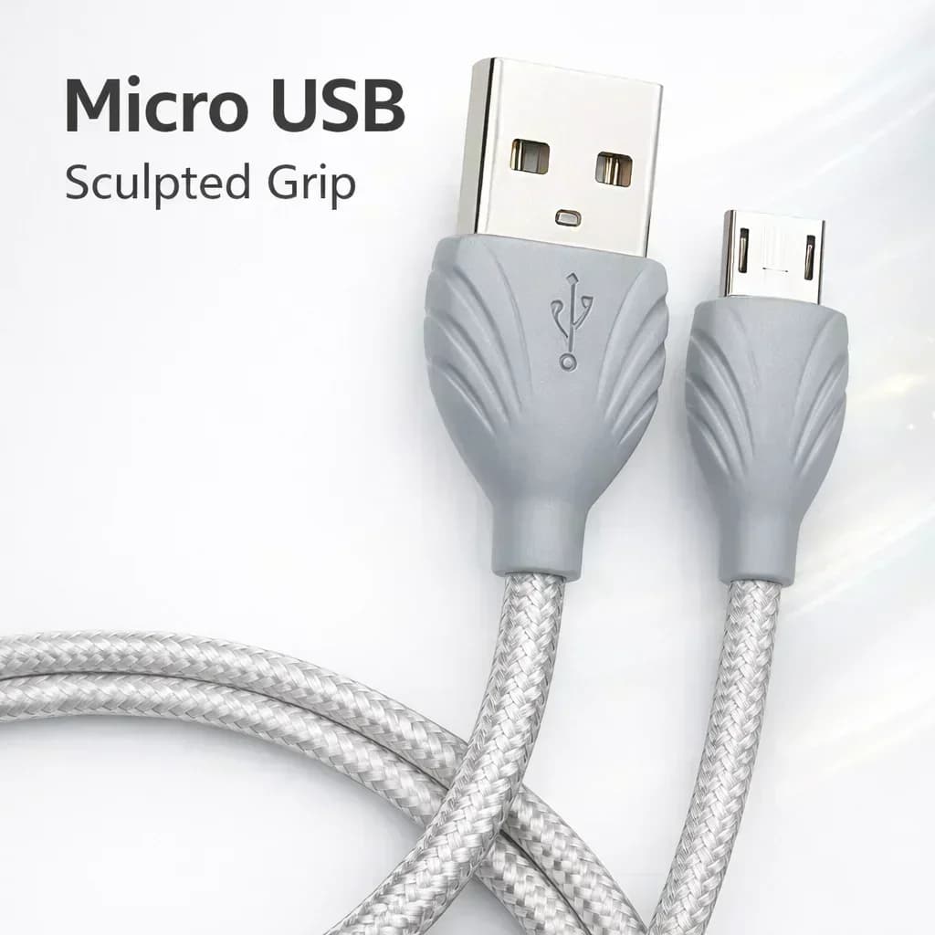 Micro USB Cable for PS4 / Xbox One Controller,Speaker,Smartphone Sculpted Grip | Play & Charge