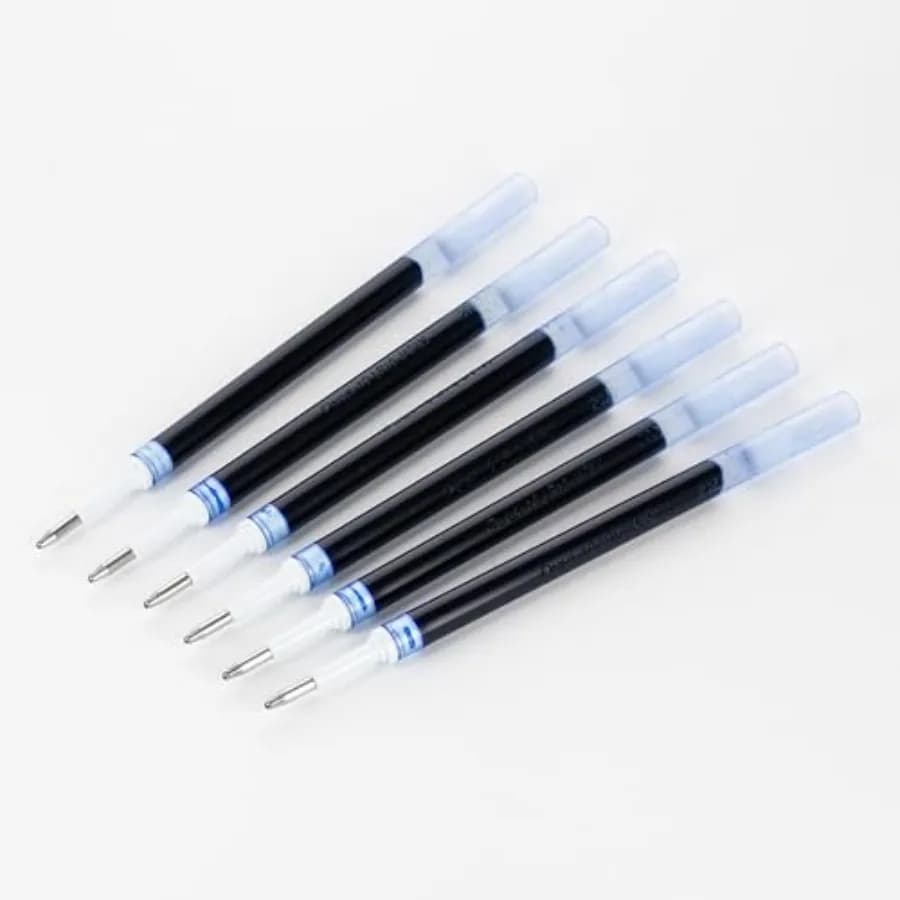 Refill Ink - for EnerGel Gel Pen, 1.0mm Metal Tip, Bold, Ink, Pack of 6 Refills LR10-6C