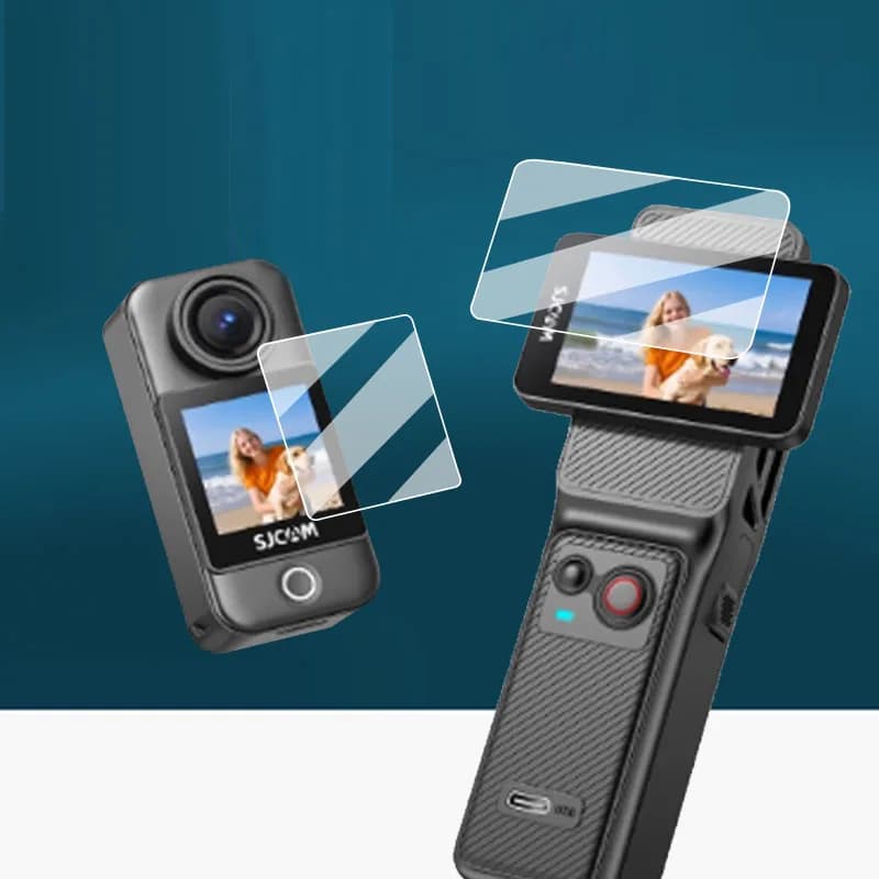 3 pz TPU Trasparente Pellicola Morbida Display Protezione Dello Schermo Della Copertura Della Protezione Per SJCAM C400 Pocket C300 Action Camera Accessori di Protezione