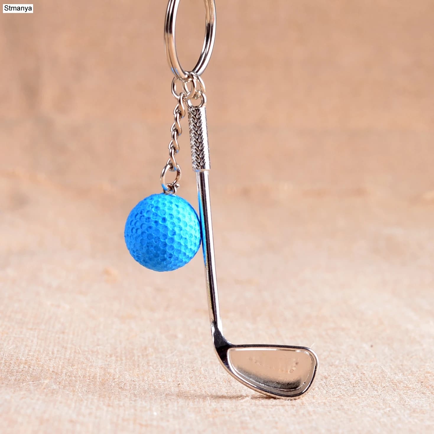 Nuovo portachiavi con pallina da golf Portachiavi da tennis Portachiavi per auto di moda Gioielli regalo per feste sportive per portachiavi con pallina sportiva souvenir