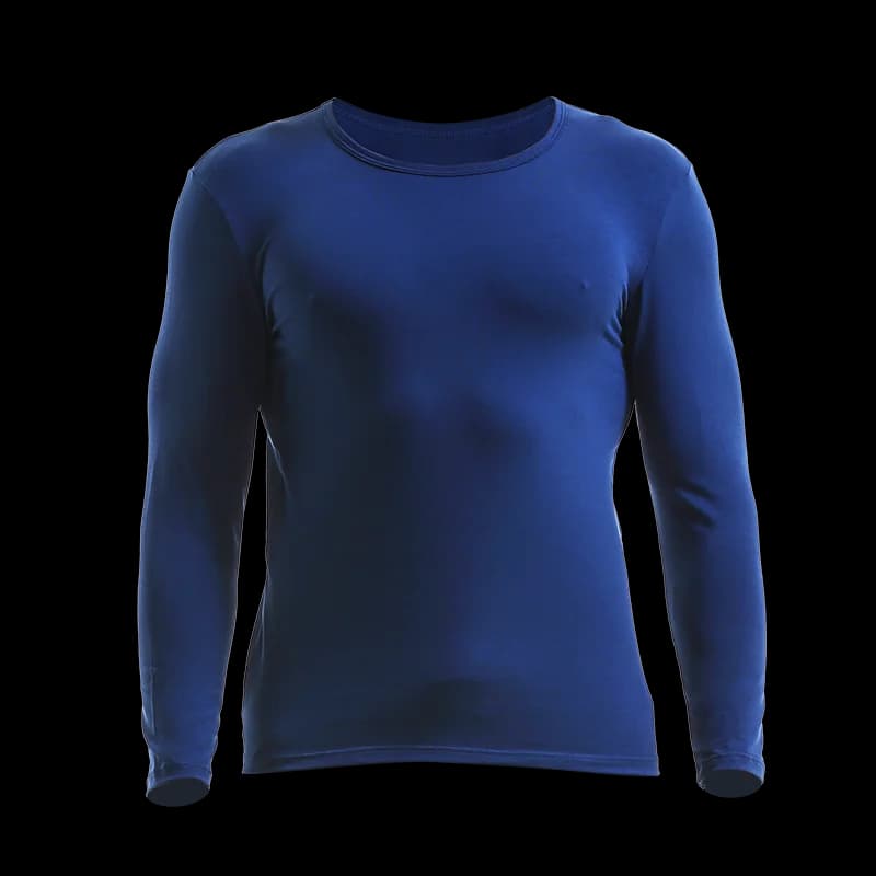 Top pigiama leggero da uomo: puro cotone, maniche lunghe larghe, abbigliamento da casa casual per l'autunno/inverno