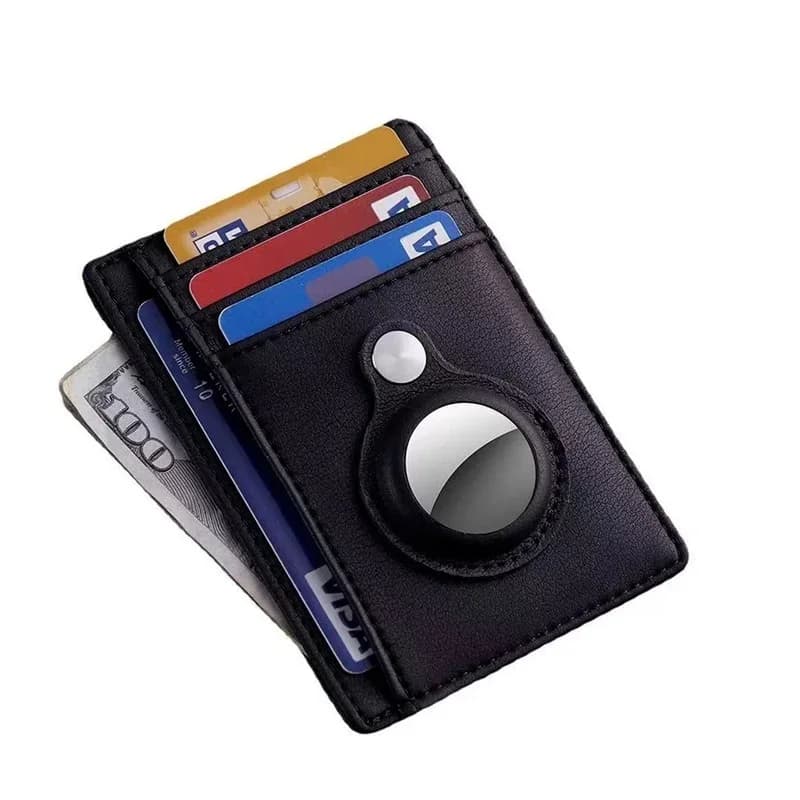 2021 per AirTag Card Wallet Bag Designer Protector con metallo RFID magnetico antiurto PU Anti graffio protezione anticaduta