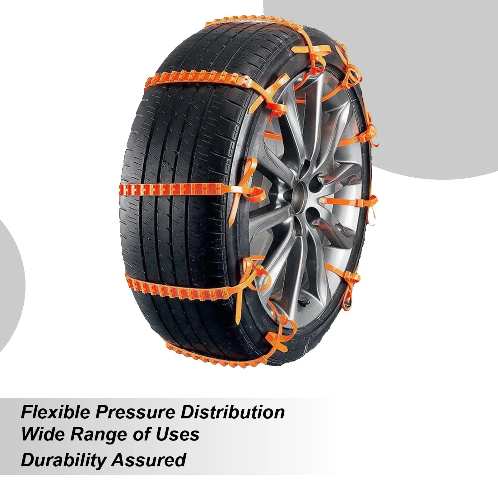 10 pz Catene per pneumatici per auto Inverno Neve Antiscivolo Fascette per pneumatici Inverno Neve Guida Pneumatici per auto Catene da neve Pneumatico Catena antiscivolo per pneumatici