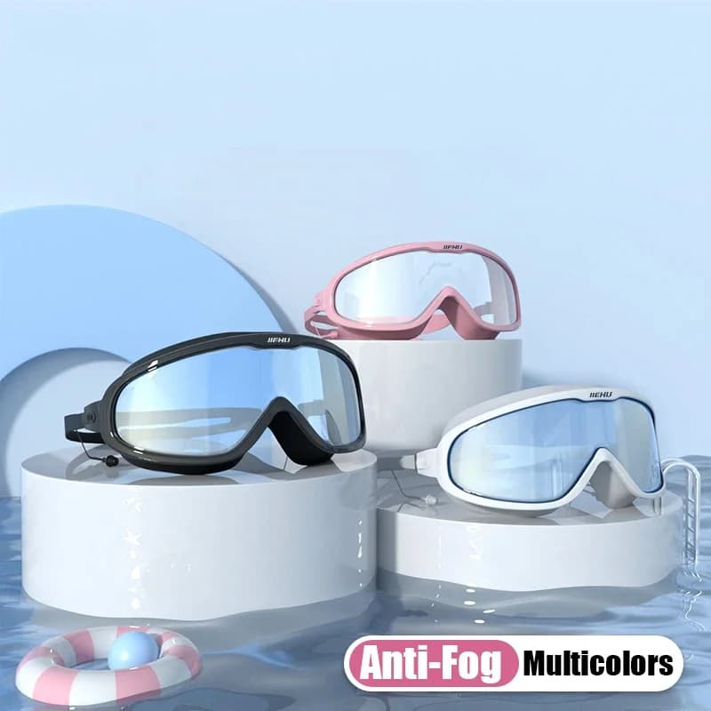 Women's Optic Swim Glasses UV Protection Anti-snatching for Adult Swim Glasses Swimwear in Silicone Waterproof 1.5 to 8 Myopia