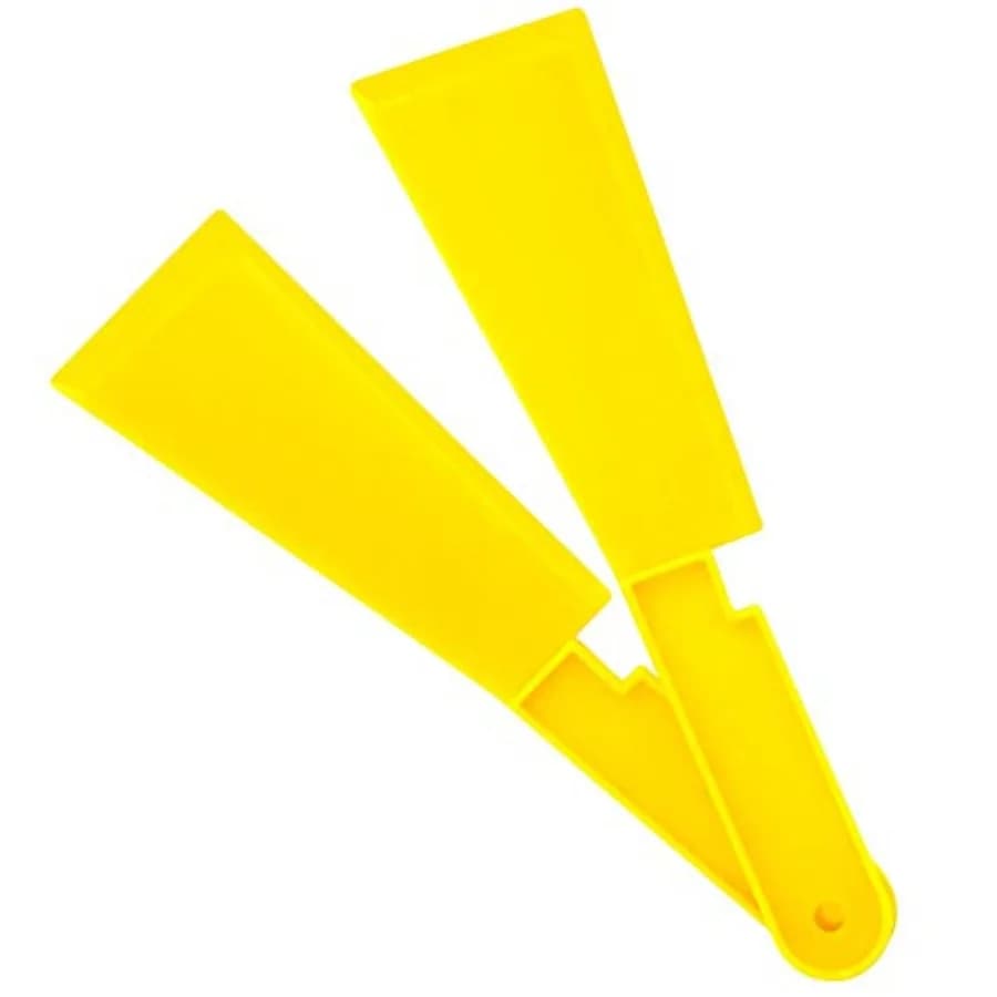 Strumenti per lo spalmare il corpo in plastica con manico lungo largo da 3 e 6 pollici Confezione da 2 per riempitivi per carrozzeria automobilistica Putties Smalti Resina epossidica
