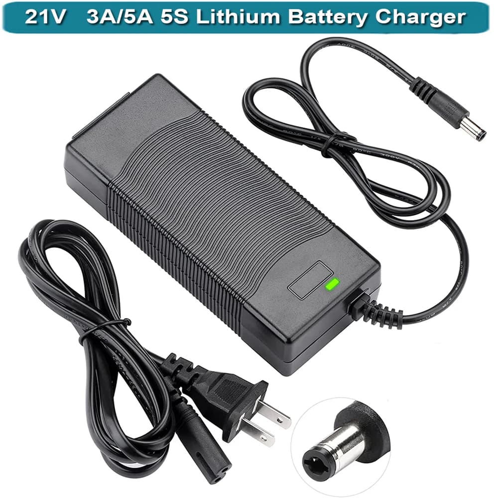 Batteria al litio di alimentazione 21V 3A Adattatore di alimentazione CA-CC Trasformatore di alimentazione 24Volt 5A per telecamere CCTV per monitor infantile